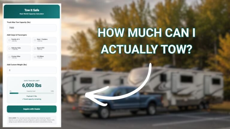 How much can I actually tow